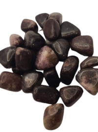 Lepidolite, tumbled
