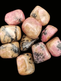Rhodonite, tumbled
