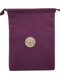 Purple Velvet Bag, large