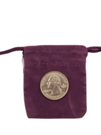 Purple Velvet Bag, small