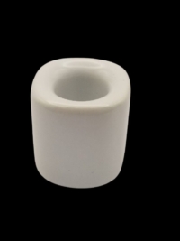 White Ceramic Chime Candle Holder
