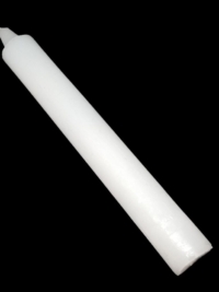 6 inch Taper Candle, White