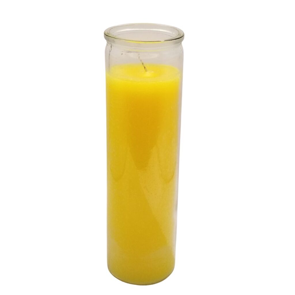 7 Day Jar Candle, Yellow