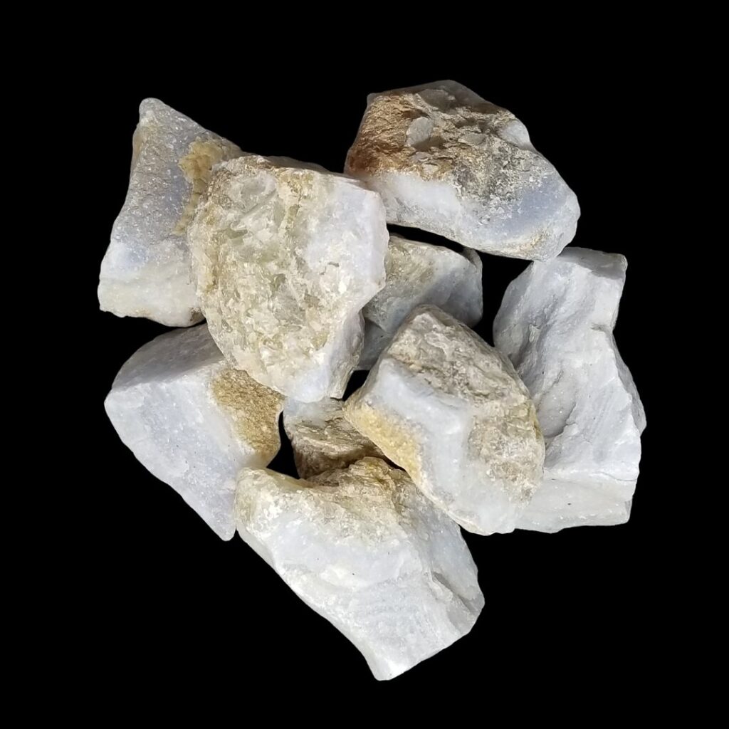 Blue Lace Agate, raw