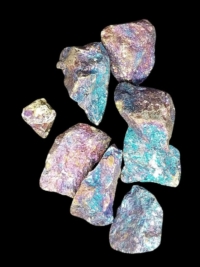 Chalcopyrite (Peacock Copper Ore), raw