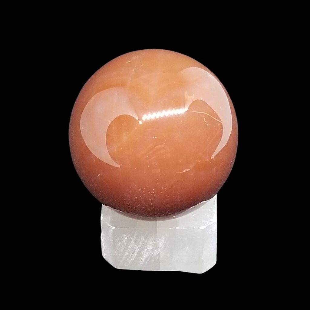 Carnelian Crystal Sphere, 40mm