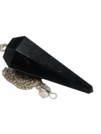Black Tourmaline Pendulum, no charm