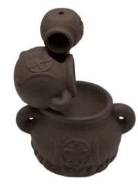 Triple Cauldron Ceramic Backflow Incense Holder