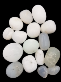 Jade, White, tumbled