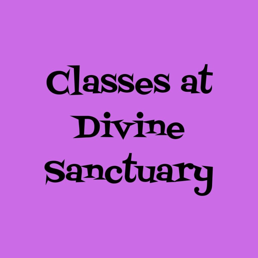 Category Classes Divine Sanctuary