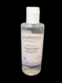 Vegetable Glycerin, 4 oz. Organic