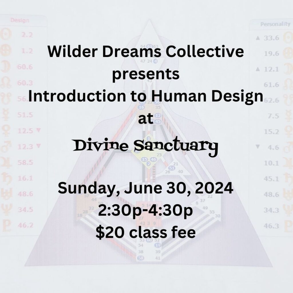 Intro to Human Design Class June 30, 2024