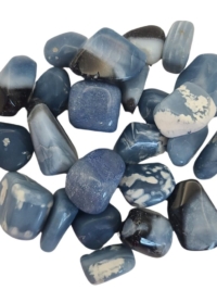 Blue Opal, tumbled