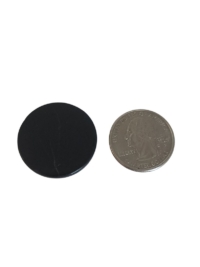 Shungite EMF Cell Phone Tile, 30mm