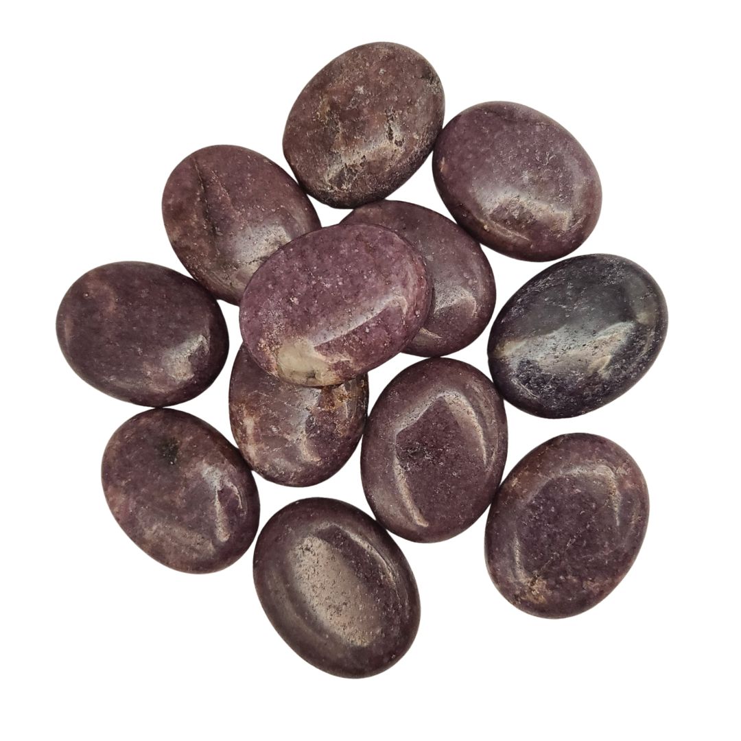 Lepidolite Palm Stone