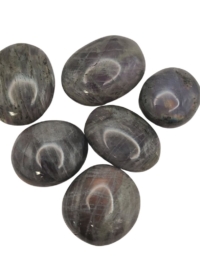 Purple Flash Labradorite Palm Stone