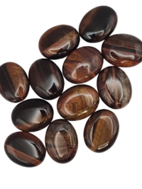 Red Tiger Eye Palm Stone
