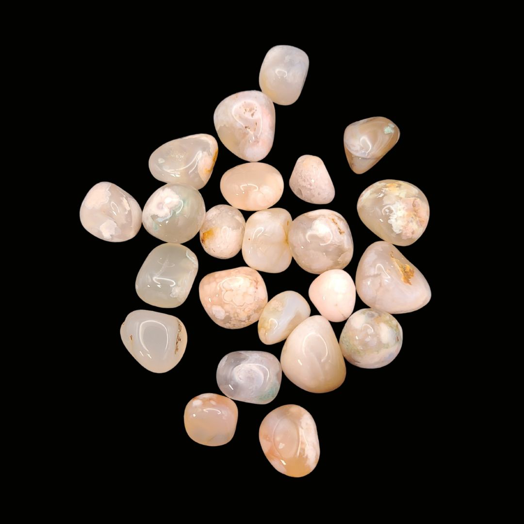 Flower Agate tumble