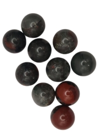 Bloodstone Crystal Sphere, 22mm
