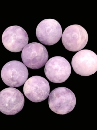 Lepidolite Crystal Sphere, 22mm