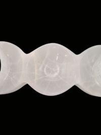 Selenite Triple Moon Dish