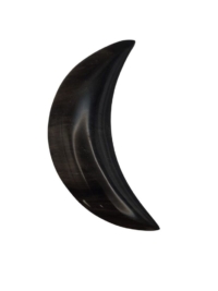 Gold Sheen Obsidian Crescent Moon