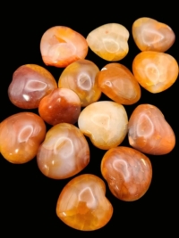 Fire Agate Heart