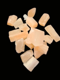 Orange Selenite, raw small